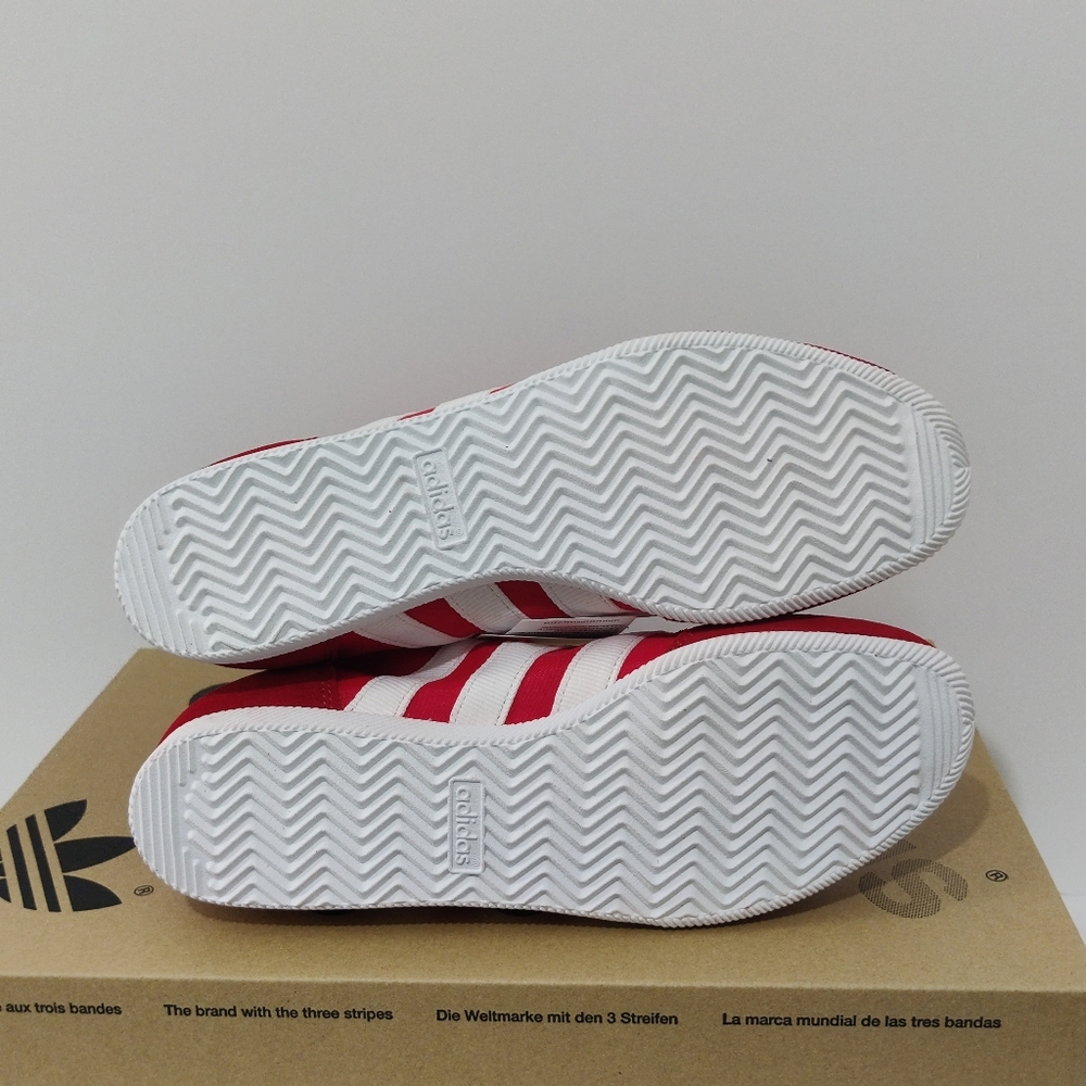 Women's - Adidas Japan High Red White Sneakers JR8121 New In Box - Picture 6 of 12